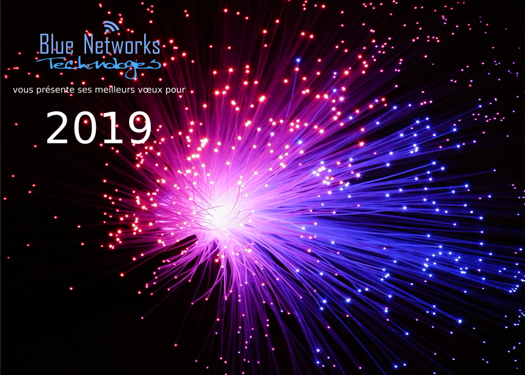 Blue Networks Technologies vous présente ses meilleurs vœux pour 2019